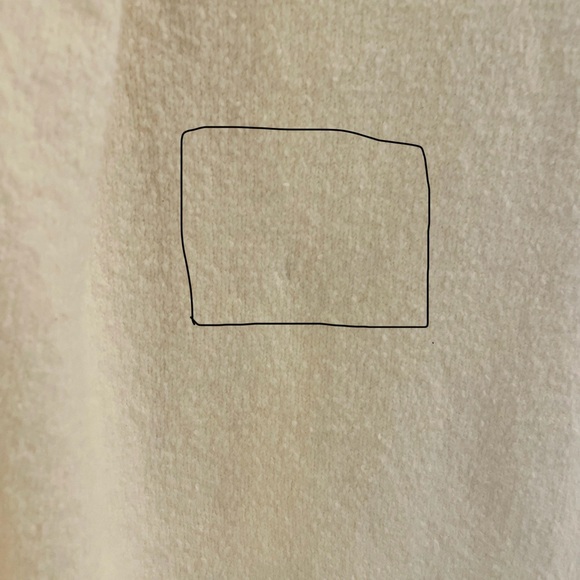 Faherty Varsity V-Neck Sweater in Cream size Small - Picture 9 of 11